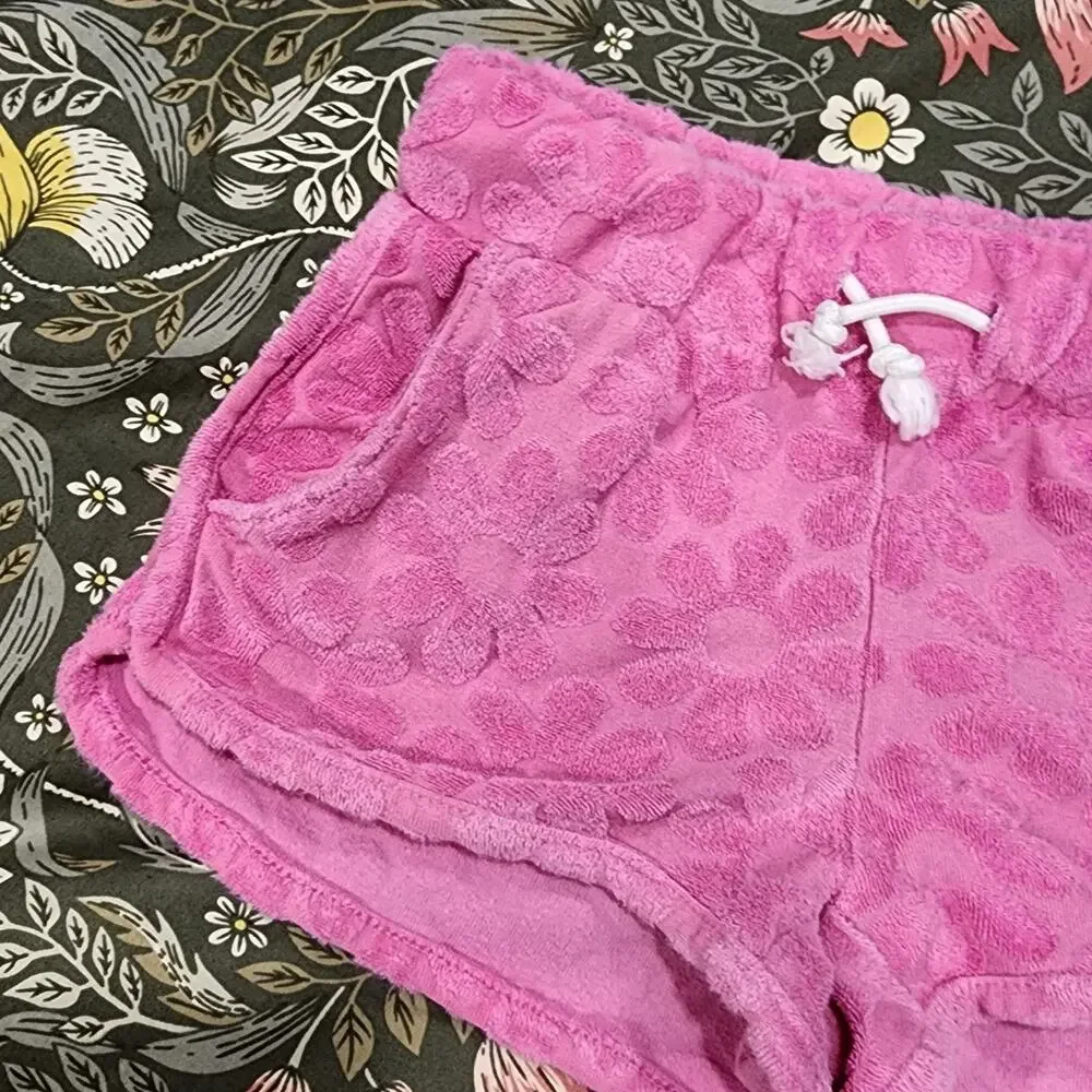 Old Navy Daisy Print Terry Shorts